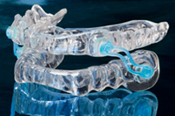 Snore Guards a dental appliance for treating Snoring and Sleep Apnea is a small plastic device